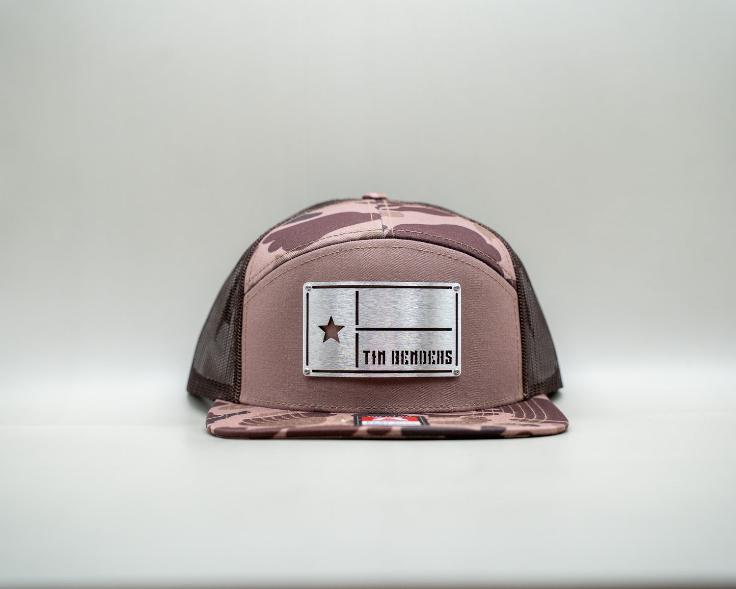 Metal-Plate: Heritage Brown Camo