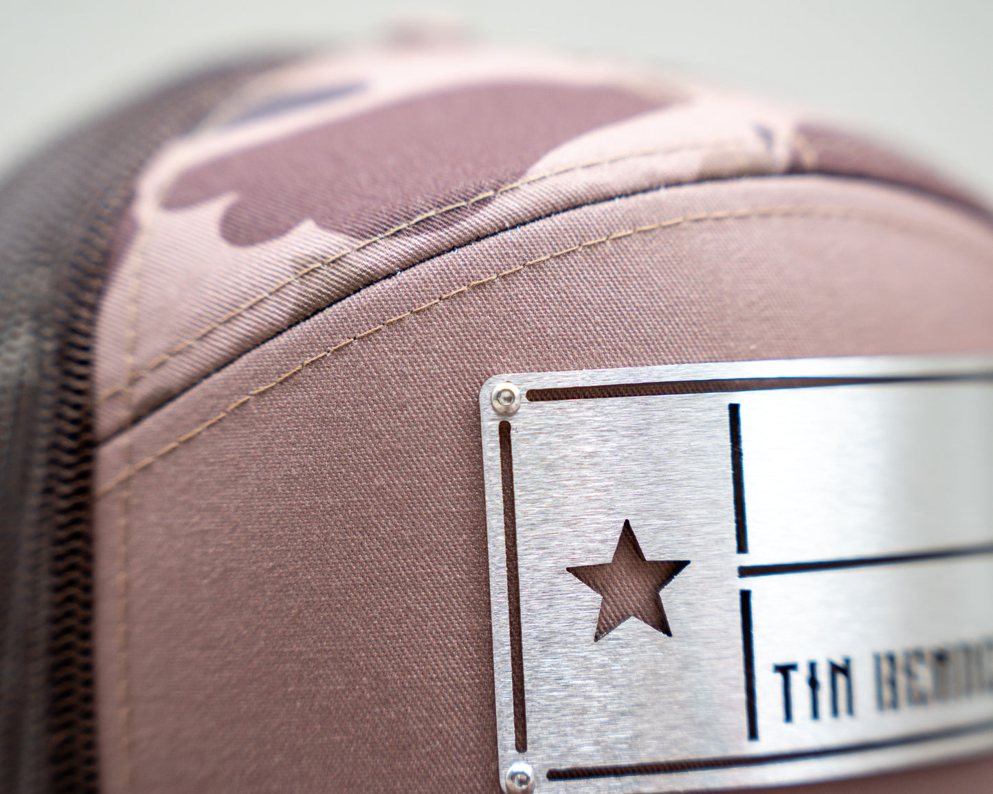 Metal-Plate: Heritage Brown Camo