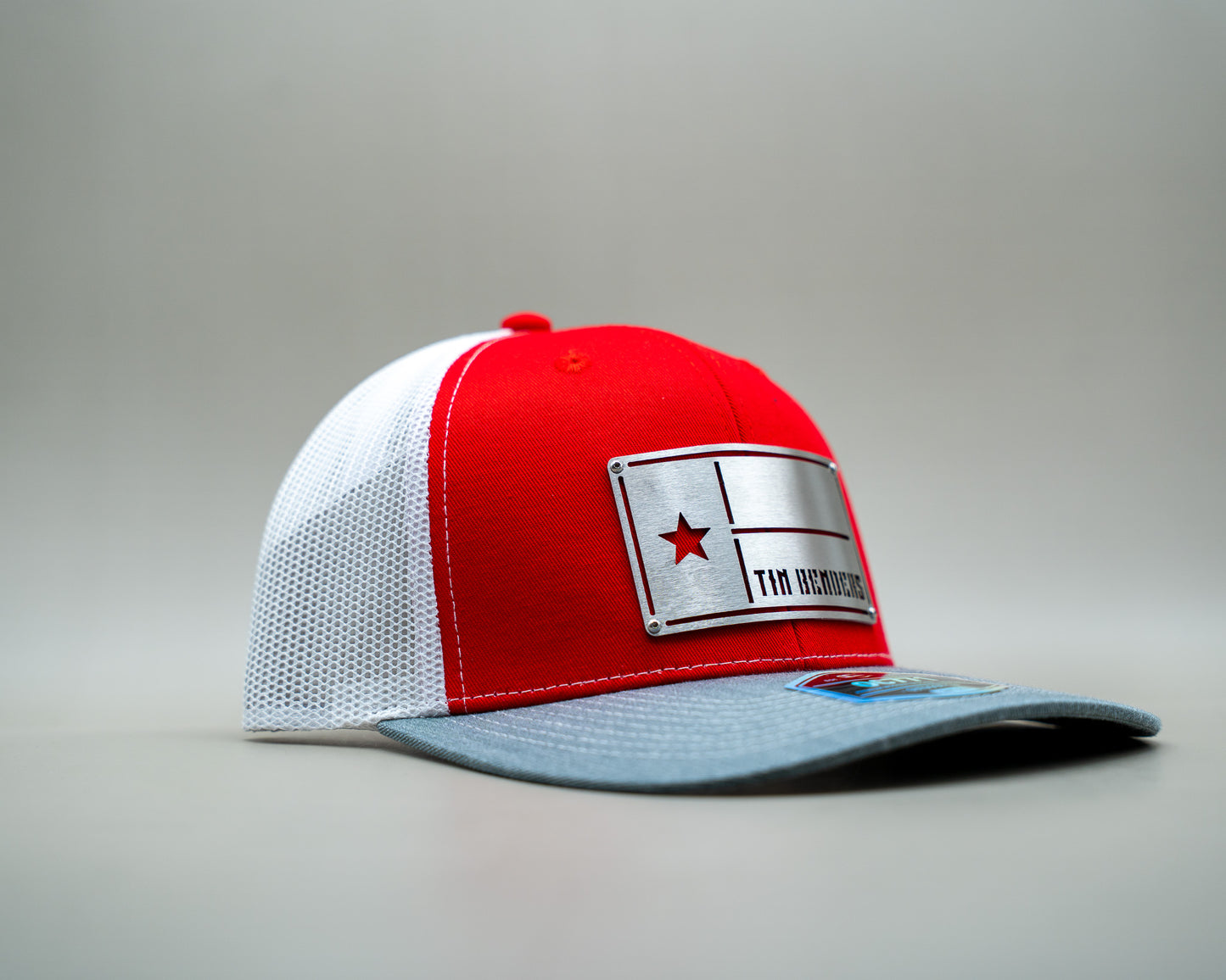 Metal-Plate: Lone Star Red