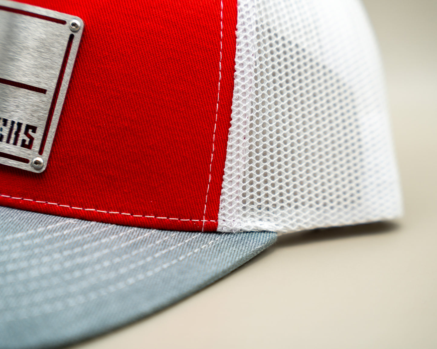 Metal-Plate: Lone Star Red