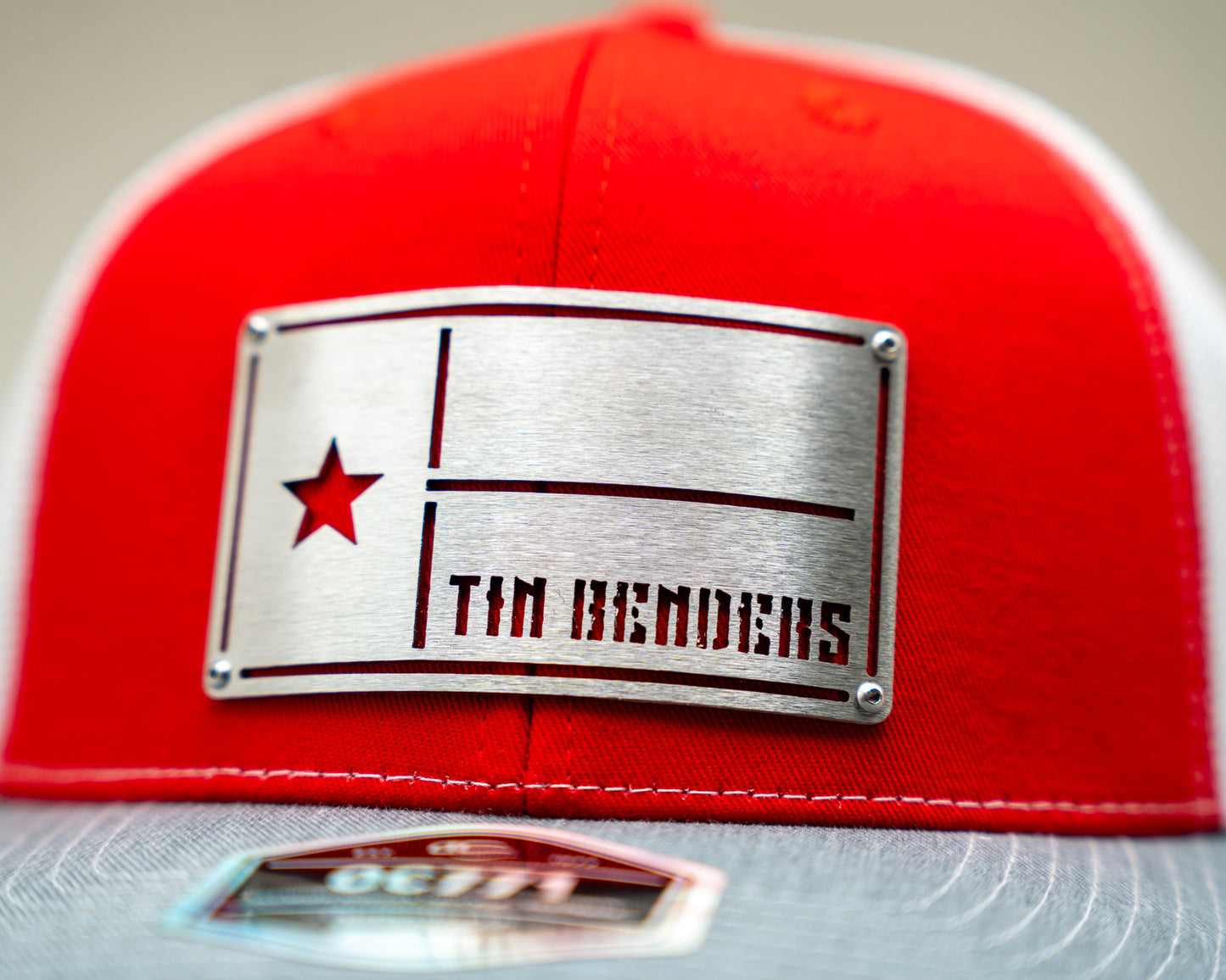 Metal-Plate: Lone Star Red