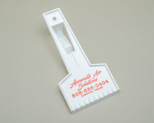 Accurate Air Visor Clip Ice Scraper