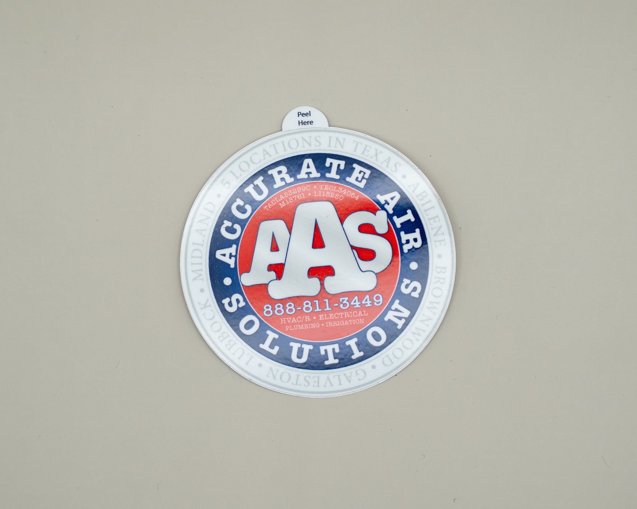 Accurate Air Circle Logo Sticker – 3