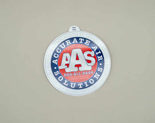 Accurate Air Circle Logo Sticker – 3"